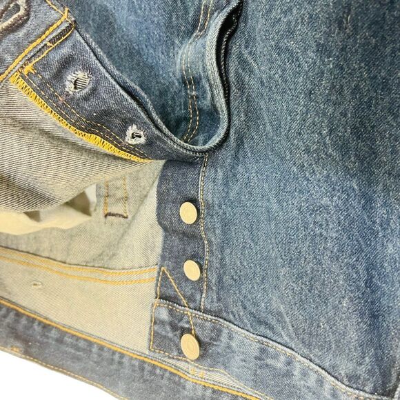Levi’s 501 Button Fly Jeans Men's Size 48 X 34 - Picture 6 of 16